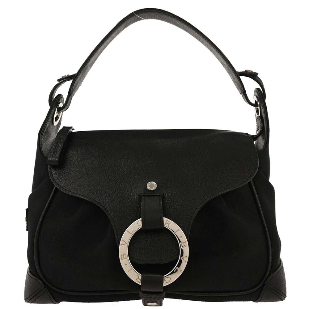 Bvlgari Logomania Canvas with Leather